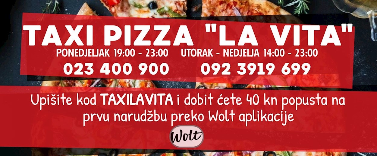 Taxi pizza La Vita Dostava